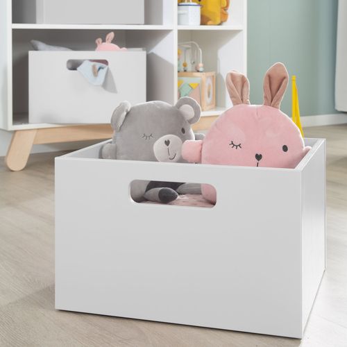 Casier En Bois Pour Chambre D'enfant - Boîte De Rangement Pour Les Jouets - Gris