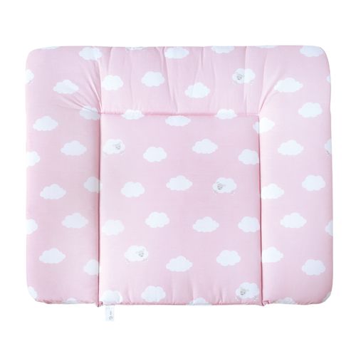 Matelas à Langer Kleine Wolke Rose - 85x75 - Revêtu De Pu
