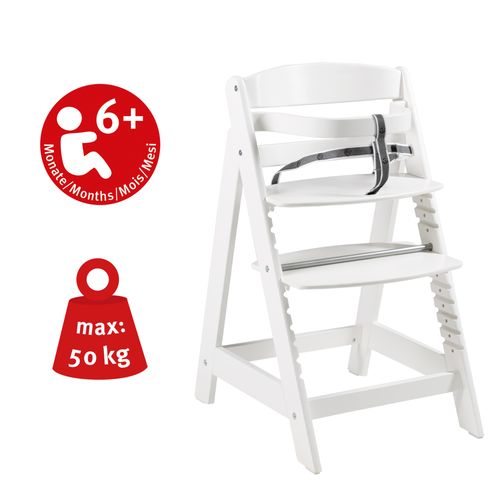 Chaise Haute Évolutive Sit Up Click - Fermeture à Clic Innovante - Blanc