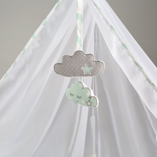 Lit Cododo Happy Cloud 60x120 + Équipement Complet