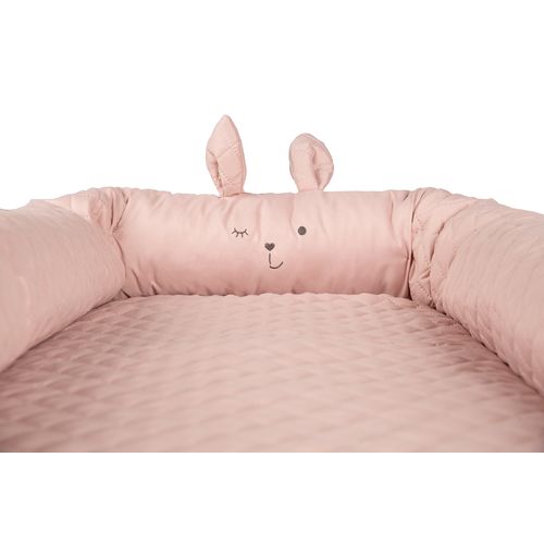 Nid D'ange Roba Style - Nid Douillet Avec Visage De Lapin - Rose