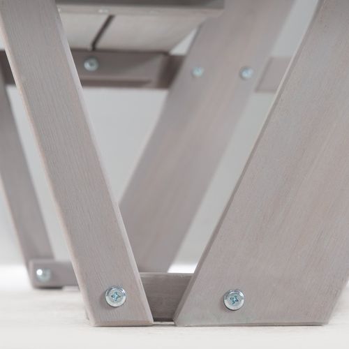 Table Pique-nique Enfants Avec Bancs à Dossier Gris + 2 Coussins - Picnic For 4 Outdoor+