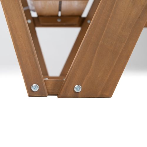 Table Pique-nique Enfants Avec Bancs à Dossier Teck + 2 Coussins - Picnic For 4 Outdoor+