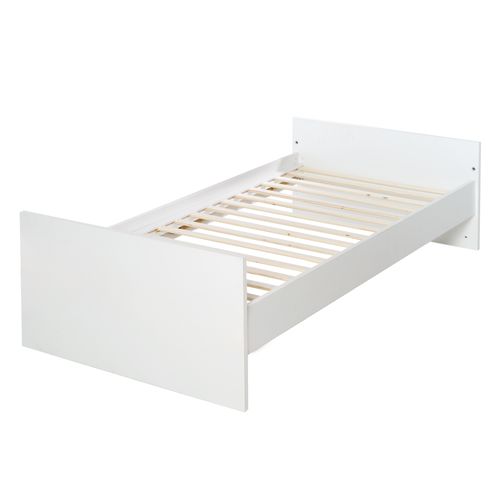 Set De Meubles Pour Bébé Julia - Lit Bébé Évolutif + Commode à Langer - Blanc / Décor Chêne Blanchi