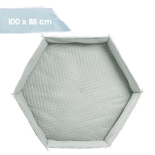 Tapis De Parc Bébé Roba Style Hexagonal - Vert Givré
