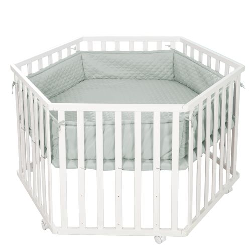 Tapis De Parc Bébé Roba Style Hexagonal - Vert Givré