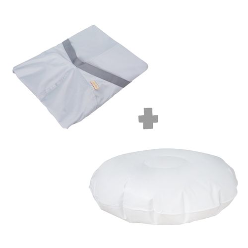 Hamac Pour Enfants En Toile Gris Avec Coussin Gonflable - Idéal Pour Intérieur Et Extérieur