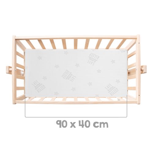 Berceau En Bois Adam Et Eule 40x90 + Équipement Complet