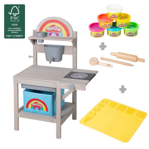 Cuisine Enfant Extérieure Avec Kit De Pâte à Modeler Et Accessoires X Play-doh