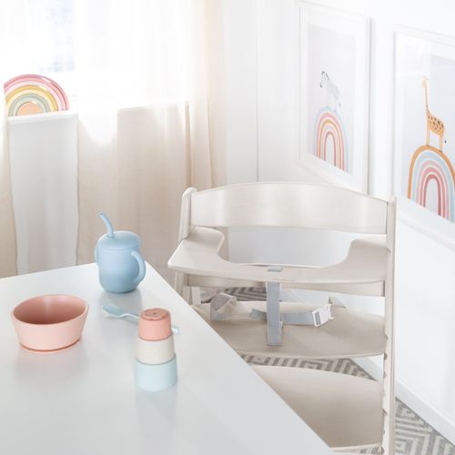 Chaise Haute Évolutive Compatible Avec Plateau Repas Sit Up Flex - Beige Délavé