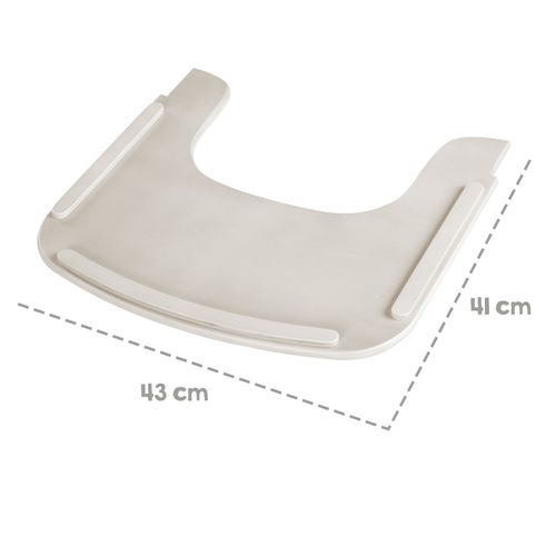 Tablette de Repas pour Chaise Haute - Beige Délavé - Compatible avec Sit Up Flex