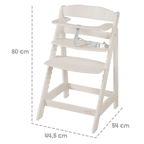 Chaise Haute Évolutive Supportant Jusqu'à 70 Kg - Beige / Cashmere - Sit Up Flex