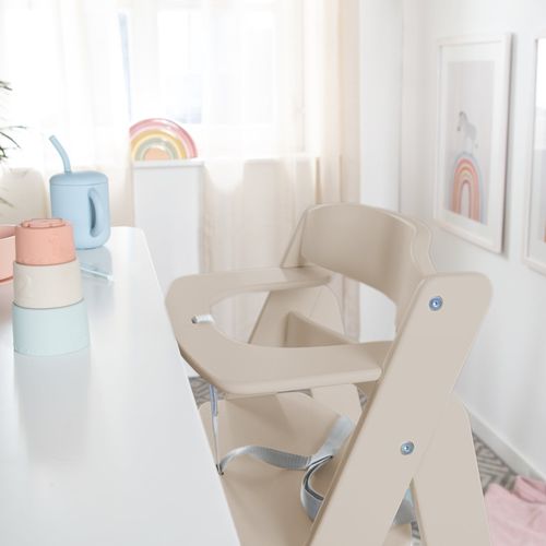 Chaise Haute Évolutive Supportant Jusqu'à 70 Kg - Beige / Cashmere - Sit Up Flex