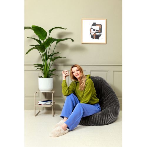 Pouf Poire Raya XL Sauge