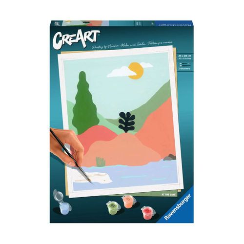 Creart - Peinture Par Numéros 24x30 Cm - à La Plage