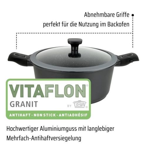 Marmite Fonte D'aluminium - Easy Click - 28 Cm - Induction