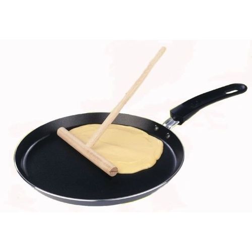 Poele à Crepes - 26 Cm - Induction - Aluminium Avec Étaleur