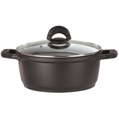 Faitout Fonte D'aluminium - Silcoguss - 28 Cm - Induction - Noir