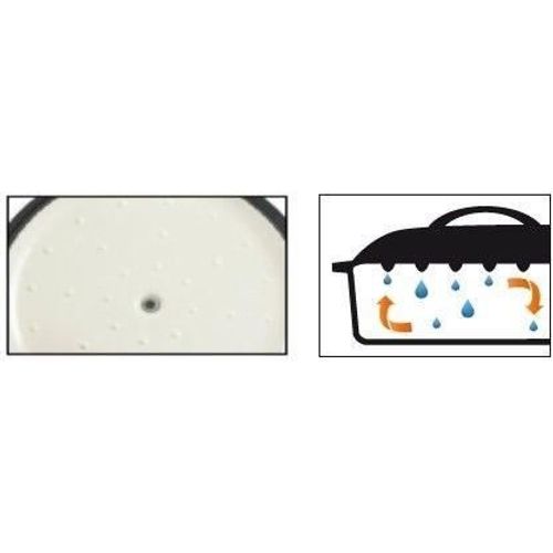 Marmite Fonte Massive - Grey Shadow - 24 Cm - Ronde - Induction - Gris