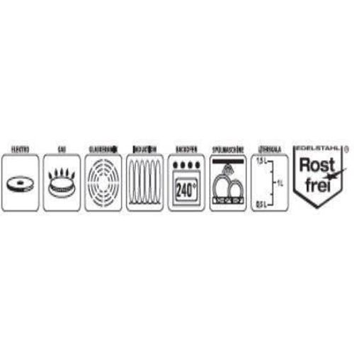 Traiteur - Rigo - 26 Cm - 10 L - Induction - Acier Inoxydable