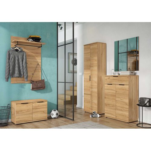 Meuble à Chaussures Bois 2 Portes 1 Tiroir Timo