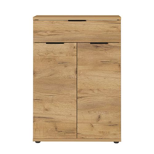 Meuble à Chaussures Bois 2 Portes 1 Tiroir Timo