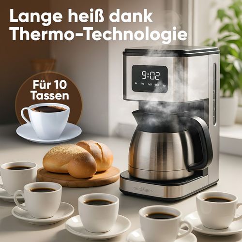 Machine à Café 1,2l 900w Acier Inoxydable PC-ka1300-inox