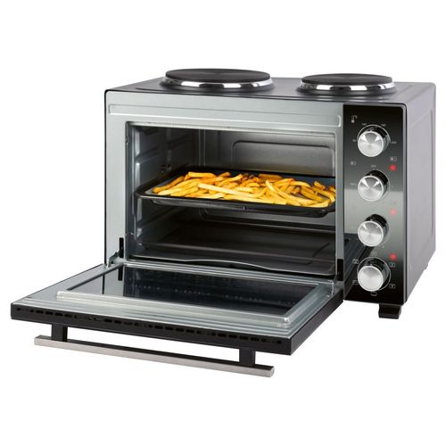 Combiné Four 32l Et Double Plaques De Cuission  PC-kk1302-noir