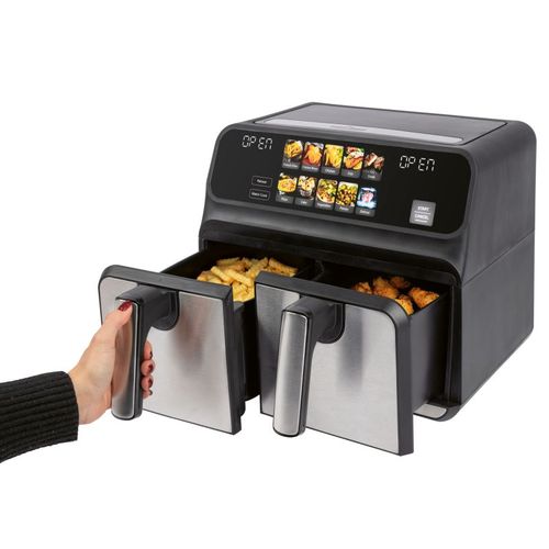 Friteuse à Air Chaud Air Fryer 8l Double Compartiment  PC-fr1287h