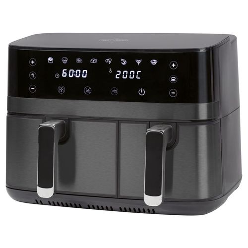 Friteuse à Air Chaud Air Fryer 9l Double Compartiement 2700w  PC-fr1295h-noir