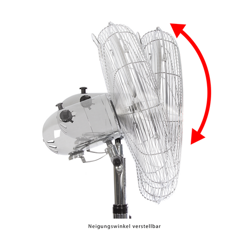 Ventilateur Sur Pied Design Inox 40cm PC-vl 3064 Ms