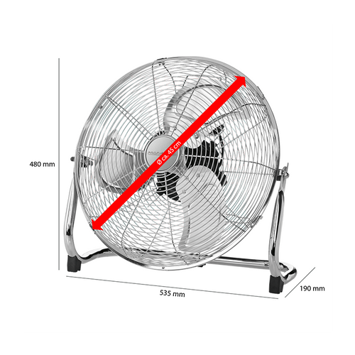 Brasseur D'air Design Inox 45cm  PC-vl3066wm