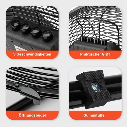 Brasseur D'air Design 45cm  PC-vl3066wm-noir