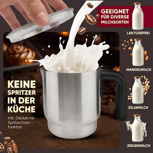 Mousseur à Lait 500w Ms3812-noir