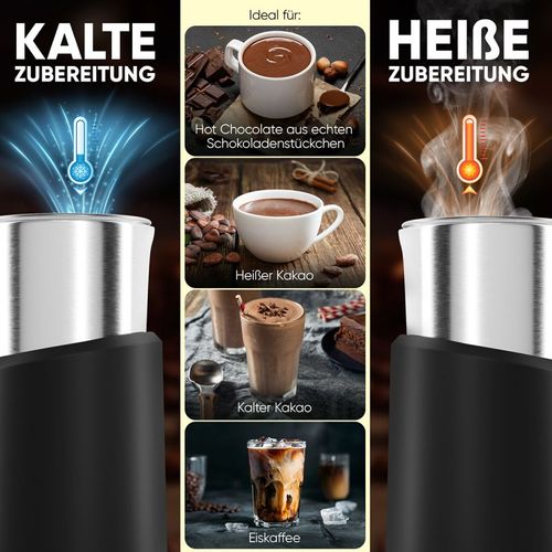 Mousseur à Lait 500w Ms3812-noir