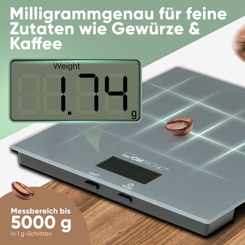 Balance De Cuisine En Verre Gris Kw3820-gris