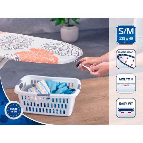 Housse Table à Repasser Cotton Comfort S/m 71601 - Pour Planche à Repasser 120 X 40 Cm