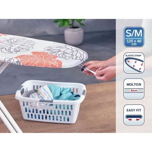 Housse Table à Repasser Cotton Comfort S/m 71601 - Pour Planche à Repasser 120 X 40 Cm