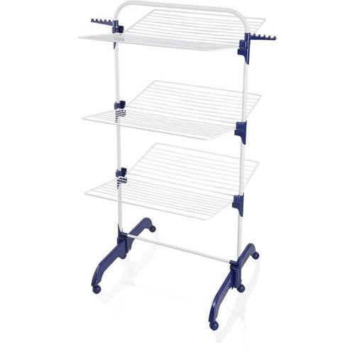 Séchoir à Linge  420 Comfort 81529 , Étendoir à Linge avec Cadres Rabattables et Supports Latéraux