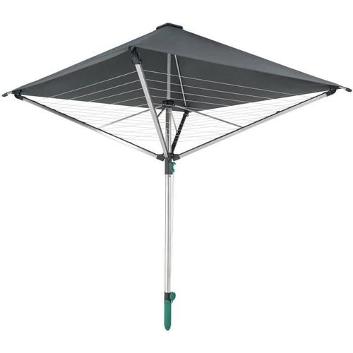 Séchoir Parapluie  Linoprotect 400 82100, Étendoir à Linge Parapluie Avec Toit Étanche Et Douille,