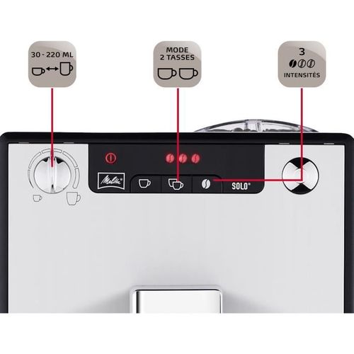 Machine à Café Broyeur à Grain - Solo - Argent