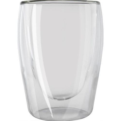 Lot De 2 Verres En Borosilicate Pour Café Long 200 Ml Transparent