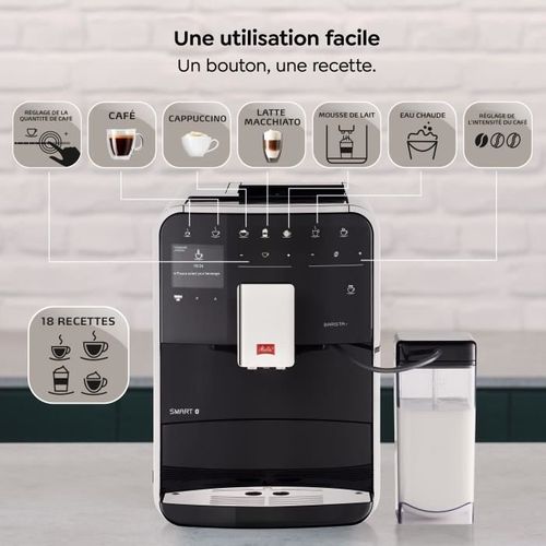 Machine à Café Automatique - Barista T Smart F830-102 - Noir
