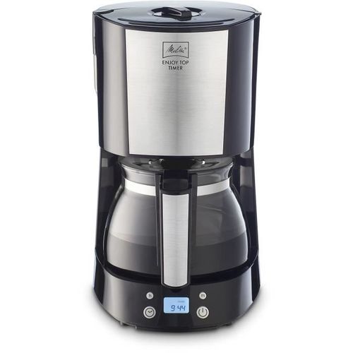 Cafetiere Filtre - Enjoy Top Timer 1017-11 Noir - Fonction Aromaselector - Systeme Anti-gouttes
