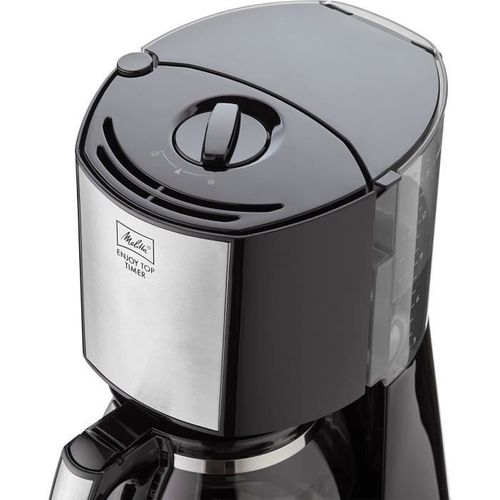 Cafetiere Filtre - Enjoy Top Timer 1017-11 Noir - Fonction Aromaselector - Systeme Anti-gouttes