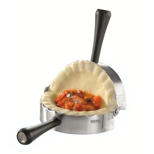 Moule À Raviolis Articulé Rond En Acier Inoxydable - Argent