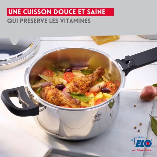 Autocuiseur Vapeur En Acier Inoxydable 18/10 22 Cm 4,5 Litres Mistral Premium