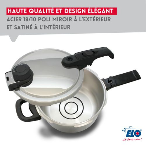 Autocuiseur Vapeur En Acier Inoxydable 18/10 22 Cm 4,5 Litres Mistral Premium