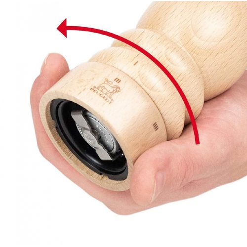 Moulin À Poivre Manuel 18cm Bois Naturel À Mouture Réglable - 23386