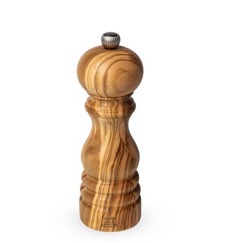 Moulin à Poivre 18 Cm En Bois D'olivier Paris En Bois